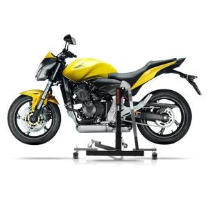 Manøvreringshjelp egnet for Honda Hornet 600 07-13 grå - for garasje, sidestativ og hovedstativ, 300 kg