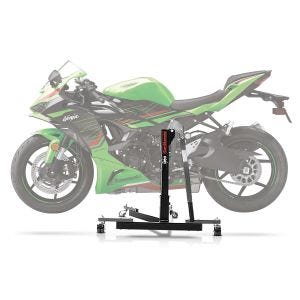 Sentralstativ egnet for Kawasaki Ninja ZX-6R 2024 grå motorsykkeljekk ConStands Power-Evo