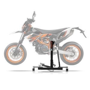Sentralstativ egnet for KTM 690 SMC / R 08-16 grå motorsykkeljekk ConStands Power-Evo