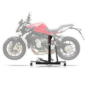 Sentralstativ egnet for MV Agusta Brutale 800 RR 15-25 grå motorsykkeljekk ConStands Power-Evo