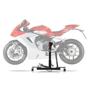 Sentralstativ egnet for MV Agusta F3 675 12-20 grå motorsykkeljekk ConStands Power-Evo