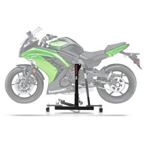 Sentralstativ egnet for Kawasaki ER-6f 12-16 grå motorsykkeljekk ConStands Power-Evo