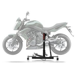 Sentralstativ egnet for Kawasaki ER-6n 05-11 grå motorsykkeljekk ConStands Power-Evo