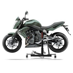 Manøvreringshjelp egnet for Kawasaki ER-6n 05-11 grå - for garasje, sidestativ og hovedstativ, 300 kg