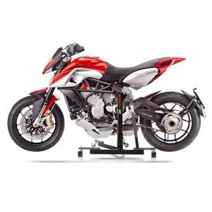 Manøvreringshjelp egnet for MV Agusta Rivale 13-18 grå - for garasje, sidestativ og hovedstativ, 300 kg