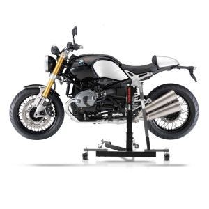 Manøvreringshjelp egnet for BMW R NineT 14-23 grå - for garasje, sidestativ og hovedstativ, 300 kg