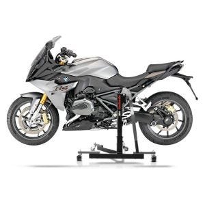 Manøvreringshjelp egnet for BMW R 1200 RS 15-18 grå - for garasje, sidestativ og hovedstativ, 300 kg