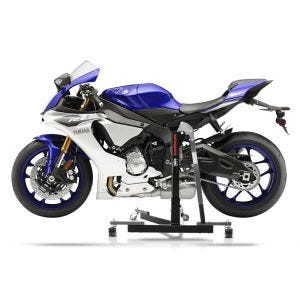 Manøvreringshjelp egnet for Yamaha YZF-R1 15-24 grå - for garasje, sidestativ og hovedstativ, 300 kg