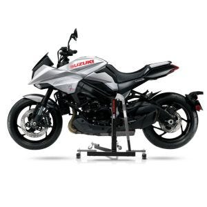 Manøvreringshjelp egnet for Suzuki GSX-S 1000 S Katana 19-24 grå - for garasje, sidestativ og hovedstativ, 300 kg