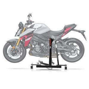 Sentralstativ egnet for Suzuki GSX-S 1000 21-24 grå motorsykkeljekk ConStands Power-Evo
