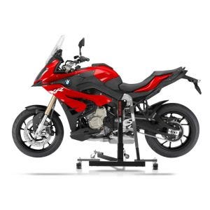 Manøvreringshjelp egnet for BMW S 1000 XR 15-19 grå - for garasje, sidestativ og hovedstativ, 300 kg