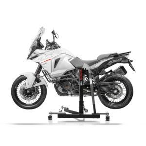 Manøvreringshjelp egnet for KTM 1290 Super Adventure 15-16 grå - for garasje, sidestativ og hovedstativ, 300 kg
