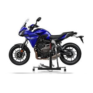 Manøvreringshjelp egnet for Yamaha MT-07 Tracer 16-24 grå - for garasje, sidestativ og hovedstativ, 300 kg