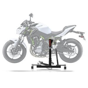 Sentralstativ egnet for Kawasaki Z 650 17-25 grå motorsykkeljekk ConStands Power-Evo