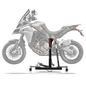Sentralstativ egnet for Ducati Multistrada 1200 Enduro 16-20 grå motorsykkeljekk ConStands Power-Evo