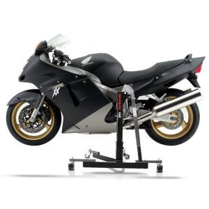 Manøvreringshjelp egnet for Honda CBR 1100 XX 97-07 grå - for garasje, sidestativ og hovedstativ, 300 kg