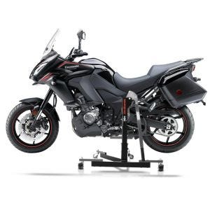 Manøvreringshjelp egnet for Kawasaki Versys 1000 12-24 grå - for garasje, sidestativ og hovedstativ, 300 kg