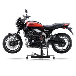 Manøvreringshjelp egnet for Kawasaki Z 900 RS / Cafe 18-24 grå - for garasje, sidestativ og hovedstativ, 300 kg