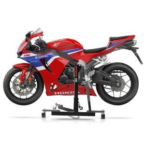 Manøvreringshjelp egnet for Honda CBR 600 RR 2024 grå - for garasje, sidestativ og hovedstativ, 300 kg