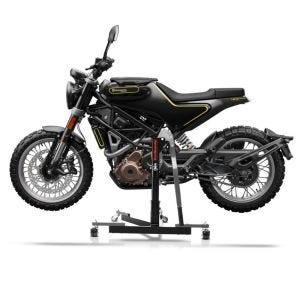 Manøvreringshjelp egnet for Husqvarna Svartpilen 401 17-24 grå - for garasje, sidestativ og hovedstativ, 300 kg