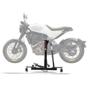 Sentralstativ egnet for Husqvarna Vitpilen 401 17-24 grå motorsykkeljekk ConStands Power-Evo