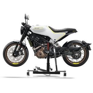 Manøvreringshjelp egnet for Husqvarna Vitpilen 401 17-24 grå - for garasje, sidestativ og hovedstativ, 300 kg