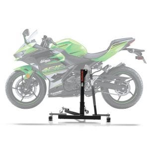 Sentralstativ egnet for Kawasaki Ninja 400 18-20 grå motorsykkeljekk ConStands Power-Evo