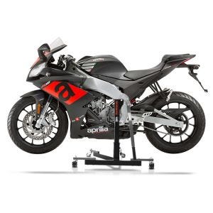 Manøvreringshjelp egnet for Aprilia RS4 125 / RS 125 11-24 grå - for garasje, sidestativ og hovedstativ, 300 kg