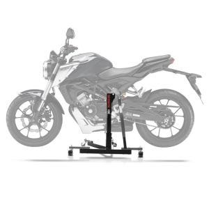 Sentralstativ egnet for Honda CB 125 R 18-25 grå motorsykkeljekk ConStands Power-Evo