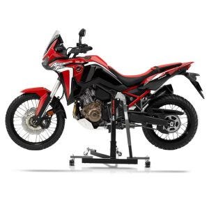 Manøvreringshjelp egnet for Honda Africa Twin 1100 20-23 grå - for garasje, sidestativ og hovedstativ, 300 kg