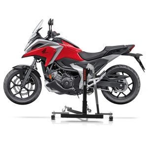 Manøvreringshjelp egnet for Honda NC 750 X 21-24 grå - for garasje, sidestativ og hovedstativ, 300 kg