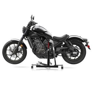 Manøvreringshjelp egnet for Honda Rebel 1100 CMX 21-24 grå - for garasje, sidestativ og hovedstativ, 300 kg
