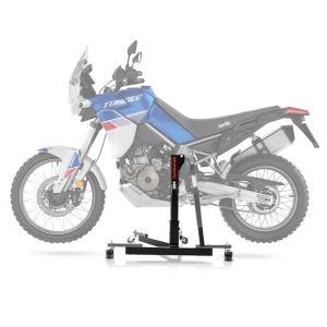 Sentralstativ egnet for Aprilia Tuareg 660 22-25 grå motorsykkeljekk ConStands Power-Evo