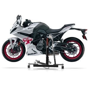 Manøvreringshjelp egnet for Suzuki GSX-8R 2024 grå - for garasje, sidestativ og hovedstativ, 300 kg