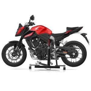 Manøvreringshjelp egnet for Honda Hornet CB 500 2024 grå - for garasje, sidestativ og hovedstativ, 300 kg