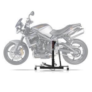 Sentralstativ egnet for Triumph Street Triple / R 07-22 grå motorsykkeljekk ConStands Power-Evo