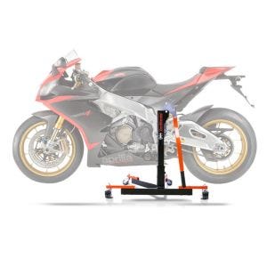 Sentralstativ egnet for Aprilia RSV4 09-14 oransje motorsykkeljekk ConStands Power-Evo