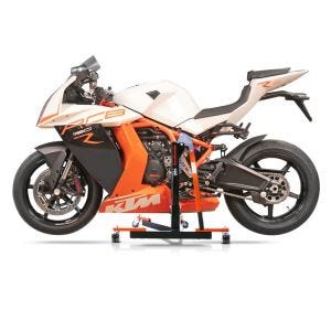 Manøvreringshjelp egnet for KTM 1190 RC8 / R 08-15 orange - for garasje, sidestativ og hovedstativ, 300 kg