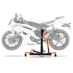 Sentralstativ egnet for Yamaha YZF-R6 06-20 oransje motorsykkeljekk ConStands Power-Evo