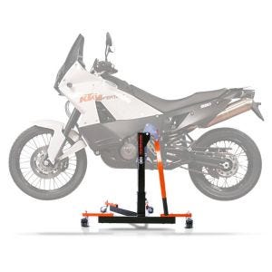 Sentralstativ egnet for KTM 950 Adventure / S 03-06 oransje motorsykkeljekk ConStands Power-Evo