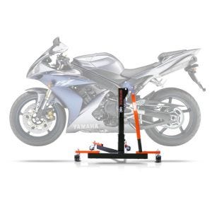 Sentralstativ egnet for Yamaha YZF-R1 04-06 oransje motorsykkeljekk ConStands Power-Evo