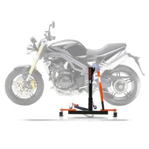 Sentralstativ egnet for Triumph Speed Triple 05-10 oransje motorsykkeljekk ConStands Power-Evo