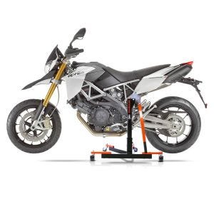 Manøvreringshjelp egnet for Aprilia Dorsoduro 1200 11-16 oransje - for garasje, sidestativ og hovedstativ, 300 kg