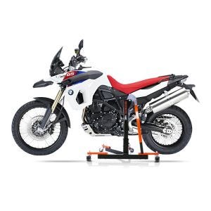 Manøvreringshjelp egnet for BMW F 800 GS / Adventure 08-18 orange - for garasje, sidestativ og hovedstativ, 300 kg