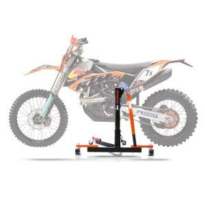 Sentralstativ egnet for KTM 690 Enduro / R 08-16 oransje motorsykkeljekk ConStands Power-Evo