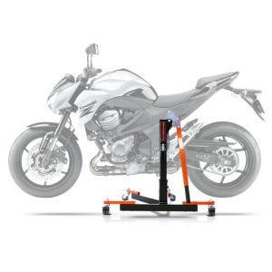 Sentralstativ egnet for Kawasaki Z 800 / e 13-16 oransje motorsykkeljekk ConStands Power-Evo
