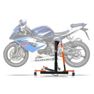 Sentralstativ egnet for Suzuki GSX-R 1000 05-08 oransje motorsykkeljekk ConStands Power-Evo
