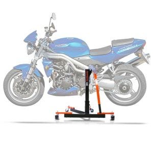 Sentralstativ egnet for Triumph Speed Triple 97-01 oransje motorsykkeljekk ConStands Power-Evo
