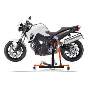 Manøvreringshjelp egnet for BMW F 800 R 09-19 oransje - for garasje, sidestativ og hovedstativ, 300 kg