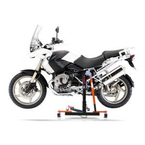 Manøvreringshjelp egnet for BMW R 1200 GS Adventure 06-13 oransje - for garasje, sidestativ og hovedstativ, 300 kg